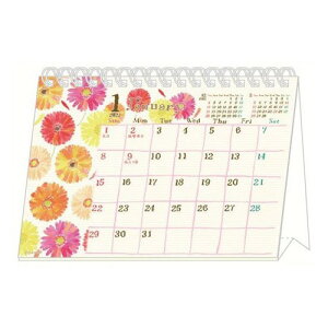 A6卓上カレンダー2023年 2023 Calendar nami nami スケジュール クローズピン イラスト ガーリー インテリア 令和5年暦 予約 メール便可