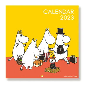 壁掛けカレンダー2023年 2023Calendar ムーミン スクエア 北欧 学研ステイフル 書き込み インテリア 令和5年暦 予約