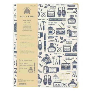 ericxkleid binder notes A5 ���[�Y���[�t�o�C���_�[ kleid �N���C�h White �V���{�J�����_�[ ������ꕶ�� ��l
