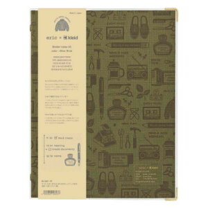 ericxkleid binder notes A5 ���[�Y���[�t�o�C���_�[ kleid �N���C�h OliveDrab �V���{�J�����_�[ ������ꕶ�� ��l