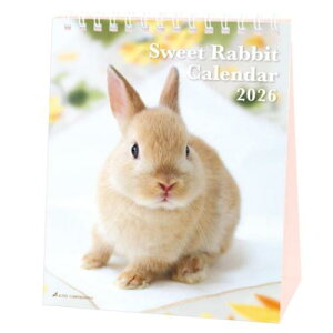 J_[2026N 2026 Calendar Sweet Rabbit XPW[  ANeBuR[|[V ʐ^  CeA ߘa8N [։