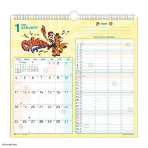 Ǌ|J_[2026N 2026Calendar ƑW}X[ sNT[ 4lp XPW[ APJ  t@~[ ߘa8N