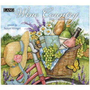 �Ǌ|���J�����_�[2026�N 2026 Calendar LANG �����O Wine Country Susan Winget �J���g���[ ���C�� �C���e���A �ߘa8�N��
