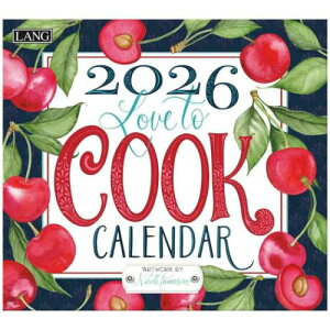 �y50��OFF�z�Ǌ|���J�����_�[2026�N 2026 Calendar LANG �����O Love to Cook Nicole Tamarin �J���g���[ �C���e���A �ߘa8�N��