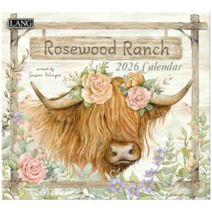 �Ǌ|���J�����_�[2026�N 2026 Calendar LANG �����O Rosewood Ranch Susan Winget �J���g���[ �C���e���A �ߘa8�N��
