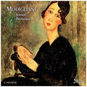 Ǌ|J_[2026N 2026 Calendar TUSHITA Amedeo Modigliani - Sensual Portraits n[gA[gRNV A[g  CeA ߘa8N