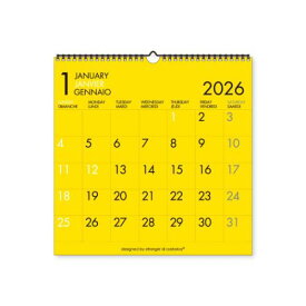 壁掛けカレンダー2026年 2026Calendar LP壁掛 カラー エトランジェ ディ コスタリカ スケジュール 新日本カレンダー 実用 書き込み シンプル