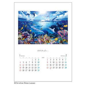 �Ǌ|���J�����_�[2026�N 2026 Calendar �N���X�`���� ���[�X ���b�Z�� ART �g�[�_�� �C�O��� �A�[�g �C���e���A �ߘa8�N��