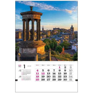 壁掛けカレンダー2026年 2026 Calendar トーハン ハイDX 世界の美 フイルム フィルム フォト トーダン 写真 世界風景 インテリア 令和8年暦