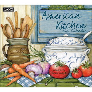 �Ǌ|���J�����_�[2027�N 2027 Calendar LANG �����O American Kitchen Susan Winget �n�[�g�A�[�g�R���N�V���� �J���g���[ �t�[�h �C���e���A �ߘa9�N��
