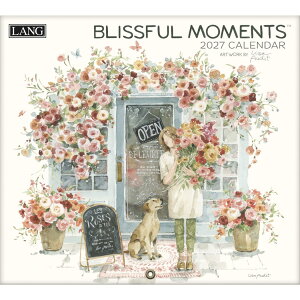�Ǌ|���J�����_�[2027�N 2027 Calendar LANG �����O Blissful Moments Lisa Audit �n�[�g�A�[�g�R���N�V���� �J���g���[ ���i �t�����[ ���� �C���e���A �ߘa9�N��