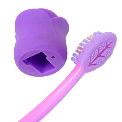 吸盤付き歯ブラシ《ローズ/薔薇》☆洗面用具通販☆/スタンディング機能付き【Flores/フロレス】/ベルコモン●