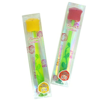 吸盤付き歯ブラシ《ローズ/薔薇》☆洗面用具通販/スタンディング機能付き【Flores/フロレス】【プレゼント】【クリスマス】ベルコモン●【P10】【楽ギフ_包装選択】