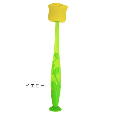吸盤付き歯ブラシ《ローズ/薔薇》☆洗面用具通販/スタンディング機能付き【Flores/フロレス】【プレゼント】【クリスマス】ベルコモン●【P10】【楽ギフ_包装選択】