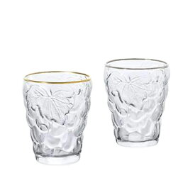 タンブラー2個セット グラスカップ ぶどうのグラス Gold&Platinum アデリア 日本製 ギフト 雑貨 石塚硝子 取寄品