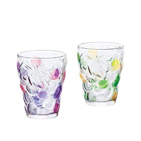 タンブラー2個セット グラスカップ ぶどうのグラス VP&GA アデリア 日本製 ギフト 雑貨 石塚硝子 取寄品