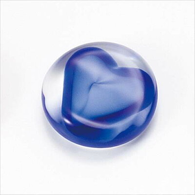 ガラス箸置(5個セット)/箸置き◎津軽びいどろ《ハート》☆アデリア(直径3.5×1.3cm)日本製/テーブルウエア石塚硝子通販☆【取寄品】【プレゼント】ベルコモン【のし利用可】●【結婚祝い】【引越し祝い/新築祝い/開業祝い】