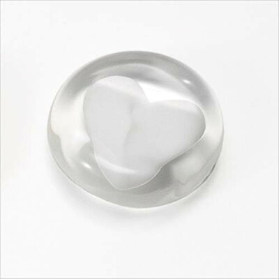ガラス箸置(5個セット)/箸置き◎津軽びいどろ《ハート》☆アデリア(直径3.5×1.3cm)日本製/テーブルウエア石塚硝子通販☆【取寄品】【プレゼント】ベルコモン【のし利用可】●【結婚祝い】【引越し祝い/新築祝い/開業祝い】