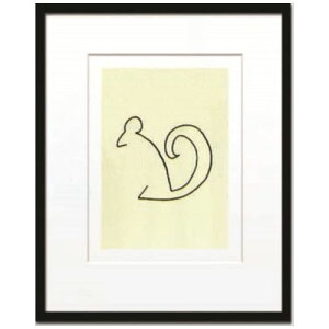 �f�U�C�i�[�Y�A�[�g �C���e���A �A�[�g Pablo Picasso L�fEcureuil(Silkscreen) �Ǌ|�� �z�t���V���N�X�N���[�� ���i �x���R���� �����j�� ���z���j��/�V�z�j��/�J�Əj��