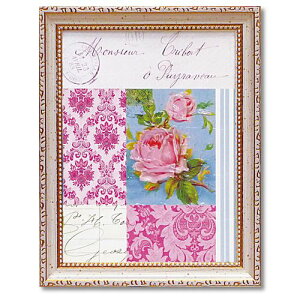 ミニ ゲル アートフレーム ブルーミングバド2 ポスター フラワーアート バイオレット レクレール 花 額付きポスター インテリアグッズ 取寄品