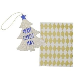 グリッターミニカード mini card collection クリスマスカード APJ Xmas メッセージカード