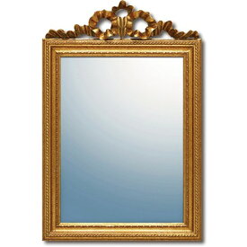 グレース アート ミラー ガリア(アンティークゴールド) 鏡 37x56x3.5cm アンティーク インテリアグッズ 取寄品