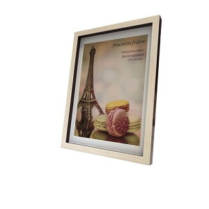 Macaron frame }J t[ tHgt[ Brown A4(B5TCY}bgt) H 23.3x32x2.5cm }bgt Mtg CeA i xR
