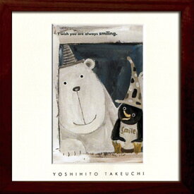 Yoshihito Takeuchi 動物 アート 武内祐人 Square Frame 美工社 額装品 ギフト 装飾インテリア 取寄品 ベルコモン