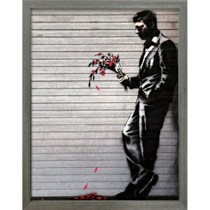 �������� Banksy �A�[�g�t���[�� �o���N�V�[ Wither IBA-61734 30.5x38x3.2cm �z�t���C���e���A ���i