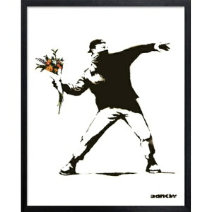 �������� Banksy �A�[�g�t���[�� �o���N�V�[ olotov ���H�� IBA-61735 43x53x3.2cm �z�t���C���e���A ���i