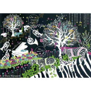 �������� Kayo Horaguchi �C���e���A �p�l�� �z���O�` �J�� stary night 2 ���H�� ZKH-52556 80x60x4cm �t���[�����X �L�����o�X�A�[�g�C���e���A ���i