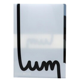 5インデックス A4 クリアファイル ポケット ファイル UUUM ウーム ロゴ YouTuber サンスター文具 新学期 雑貨 文具 通販