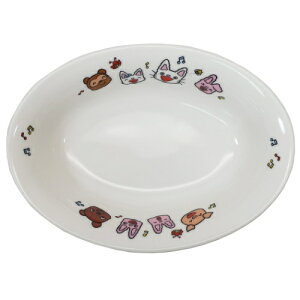 キッズ食器 こども カレー皿 ノンタン 金正陶器 日本製食器 絵本