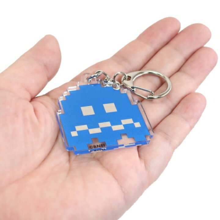 楽天市場 キーリング ダイカット アクリル キーホルダー パックマン いじけゴースト ブルー マリモクラフト コレクション雑貨 ゲームメール便可 雑貨 アートの通販店ベルコモン