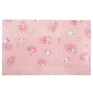 ミニ マルチ ファイル 不織布 マスクケース カナヘイの小動物 ピスケとうさぎ ちらし LINEクリエイターズ サンスター文具 日本製 メール便可