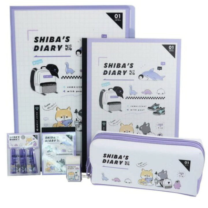 楽天市場】プレゼント 6点文具セット 文房具セット SHIBA