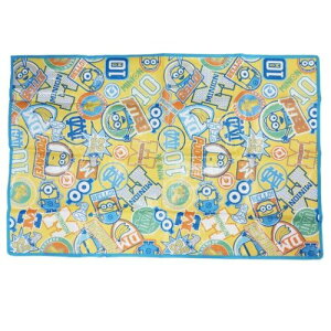 ピクニック用品 レジャーシート S ケース付き ミニオンズ わちゃわちゃワッペン ユニバーサル映画 丸眞 1-2人用ビニールシート メール便可