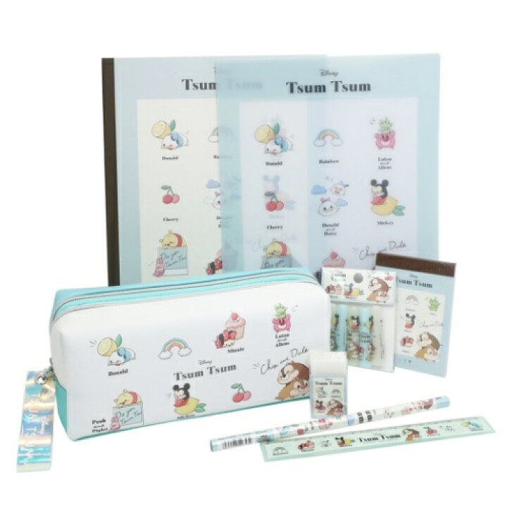 楽天市場 8点文房具セット キャラクター文具セット ディズニー ツムツム 女の子 小学生 中学生 プレゼント クラックス 雑貨 アートの通販店ベルコモン
