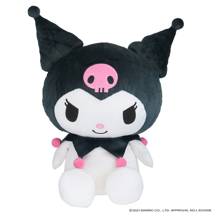 楽天市場】特大サイズ プレミアム ぬいぐるみ クロミ KUROMI サンリオ 