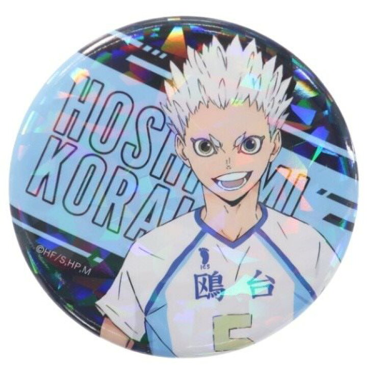 楽天市場 ホログラム カンバッジ 缶バッジ 少年ジャンプ ハイキュー 星海光来 鴎台高校 カミオジャパン コレクション雑貨 アニメメール便可 雑貨 アートの通販店ベルコモン