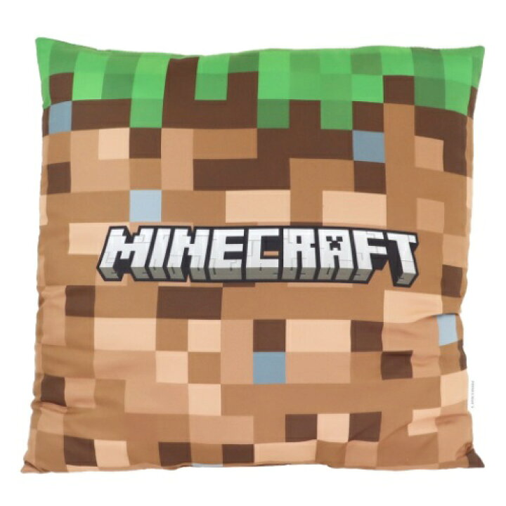 楽天市場 背当てクッション クッション マインクラフト Minecraft 草ブロック マイクラ ケイカンパニー 45cmスクエアクッション インテリア雑貨 雑貨 アートの通販店ベルコモン