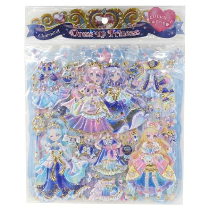 楽天市場 チャーミングドレスアッププリンセスシール 2枚セット 着せ替えシール ミスティックムーンプリンセス Q Lia 女の子 プチギフト プレゼント あそびシール きせかえシール メール便可 雑貨 アートの通販店ベルコモン