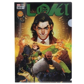 クリアフォルダー A4 シングル クリアファイル ロキ LOKI マーベル MARVEL インロック コレクション 文具 メール便可【MARVELCorner】