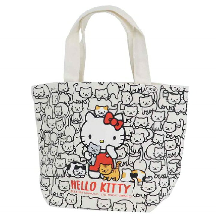 楽天市場 ランチトートバッグ ランチバッグ ハローキティ ねこだらけ サンリオ あすなろ舎 ミニトート お弁当かばん 雑貨 アートの通販店ベルコモン 楽天市場 ランチトートバッグ ランチバッグ ハローキティ ねこだらけ サンリオ あすなろ舎 ミニトート お弁当かばん 雑貨 アートの通販店ベルコモン