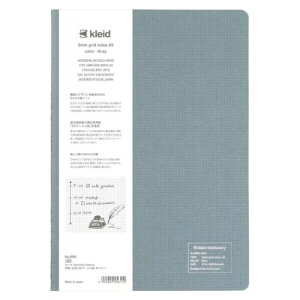 2mm grid notes A5 m[g kleid NCh Gray V{J_[ ꕶ l d rWlX Vv [։