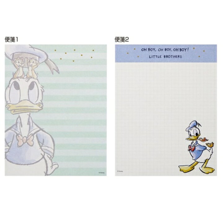 楽天市場 ドナルドダック 手紙セット レターセット キャラパレ Dc02 ディズニー サンスター文具 便箋 封筒 かわいい メール便可 雑貨 アートの通販店ベルコモン