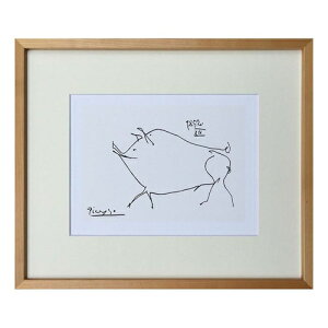 Le petit cochon-NA �A�[�g�|�X�^�[ �p�u�� �s�J�\ Pablo Picasso IPP-61877 �Ԃ� �Ǌ|���p �C���e���A ���i�y�v���[���g�z�x���R����