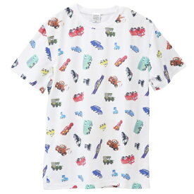 T-SHIRTS 夏用 クールTシャツ カーズ オールスター パターン ディズニー スモールプラネット 半袖 接触冷感 ひんやり メール便可