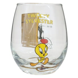 3Dグラス ガラスコップ ルーニーテューンズ トゥイ—ティー＆シルベスタ— 罠 LOONEY TUNES サンアート 330ml プレゼント ギフト
