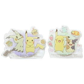 アクリルダイカットクリップ クリップ ポケットモンスター パープル＆グリーン ポケモン マリモクラフト 事務用品 文具 メール便可